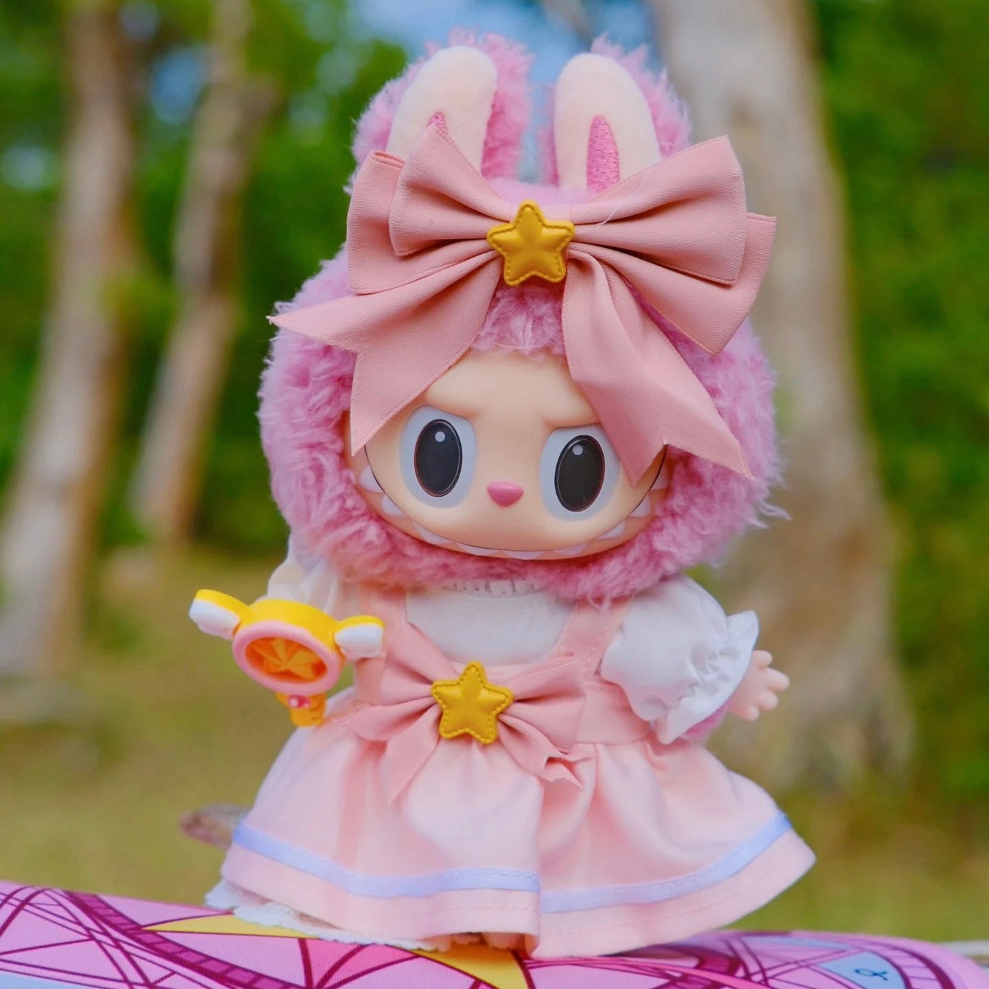 POP MART The Monsters Labubu Fashion Dress - Pink Kawaii Cardcaptor Sakura Style