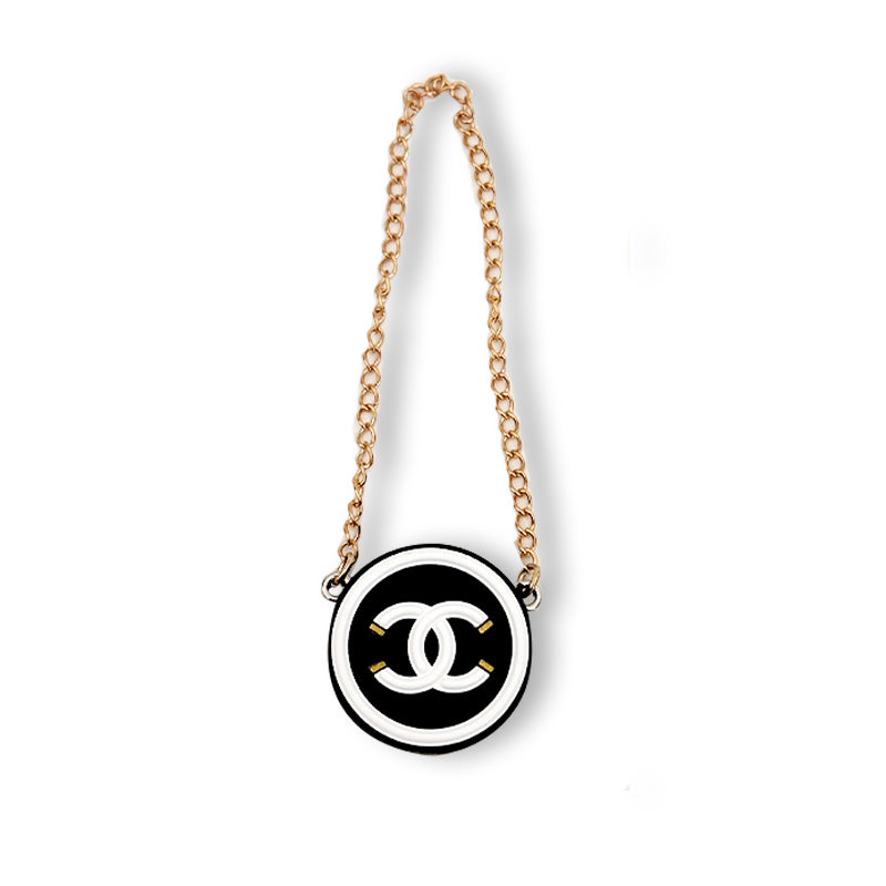 POP MART The Monsters Labubu Fashion Dress - Labubu Black Chanel Style Bag