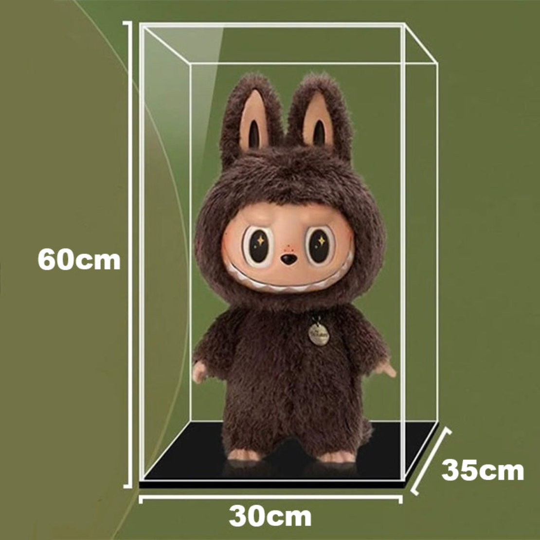 Transparent Zimomo Display Box Container