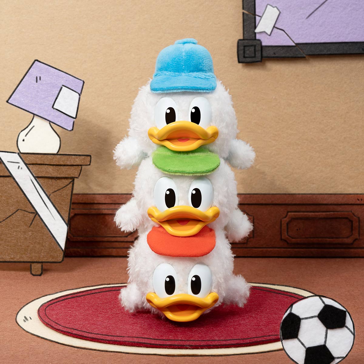 Disney Mickey Family Cute Together Series Plush Pendant Blind Box