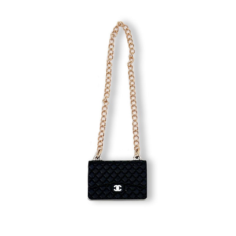 POP MART The Monsters Labubu Fashion Dress - Labubu Black Chanel Style Bag