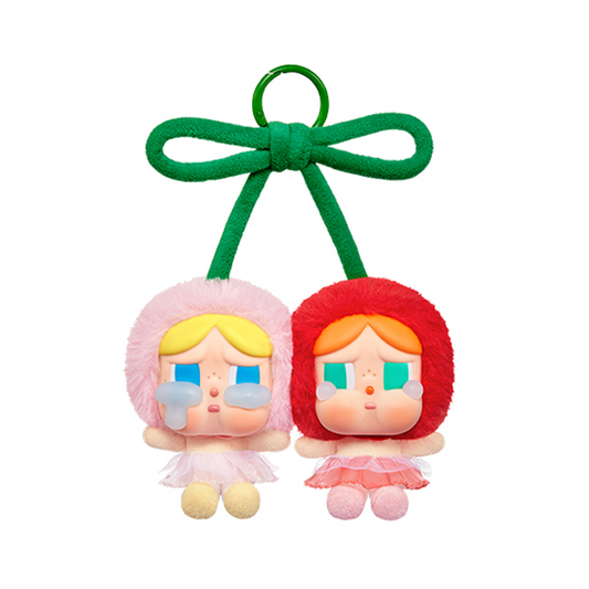 POP MART CRYBABY Crying For Love Series-Vinyl Plush Hanging Card (Love You Cherry Much)