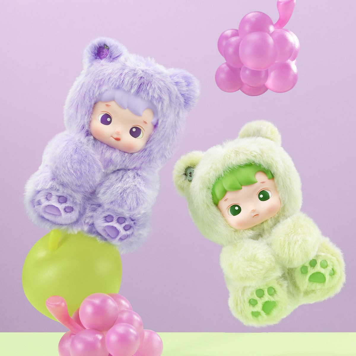 HACIPUPU Gummy Bear Series-Vinyl Plush Pendant Blind Box(Pre-order 1 -2weeks arrive)