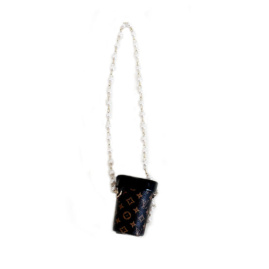Fashion Dress - Labubu LV Style Milk tea bag