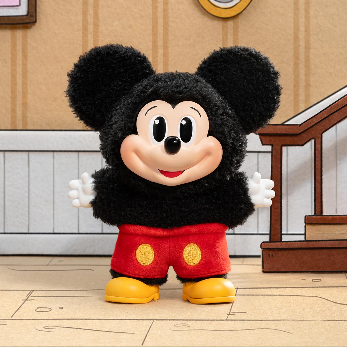 Disney Mickey Family Cute Together Series Plush Pendant Blind Box