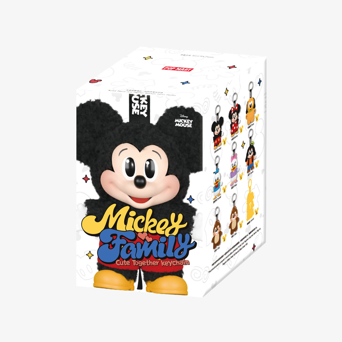 Disney Mickey Family Cute Together Series Plush Pendant Blind Box