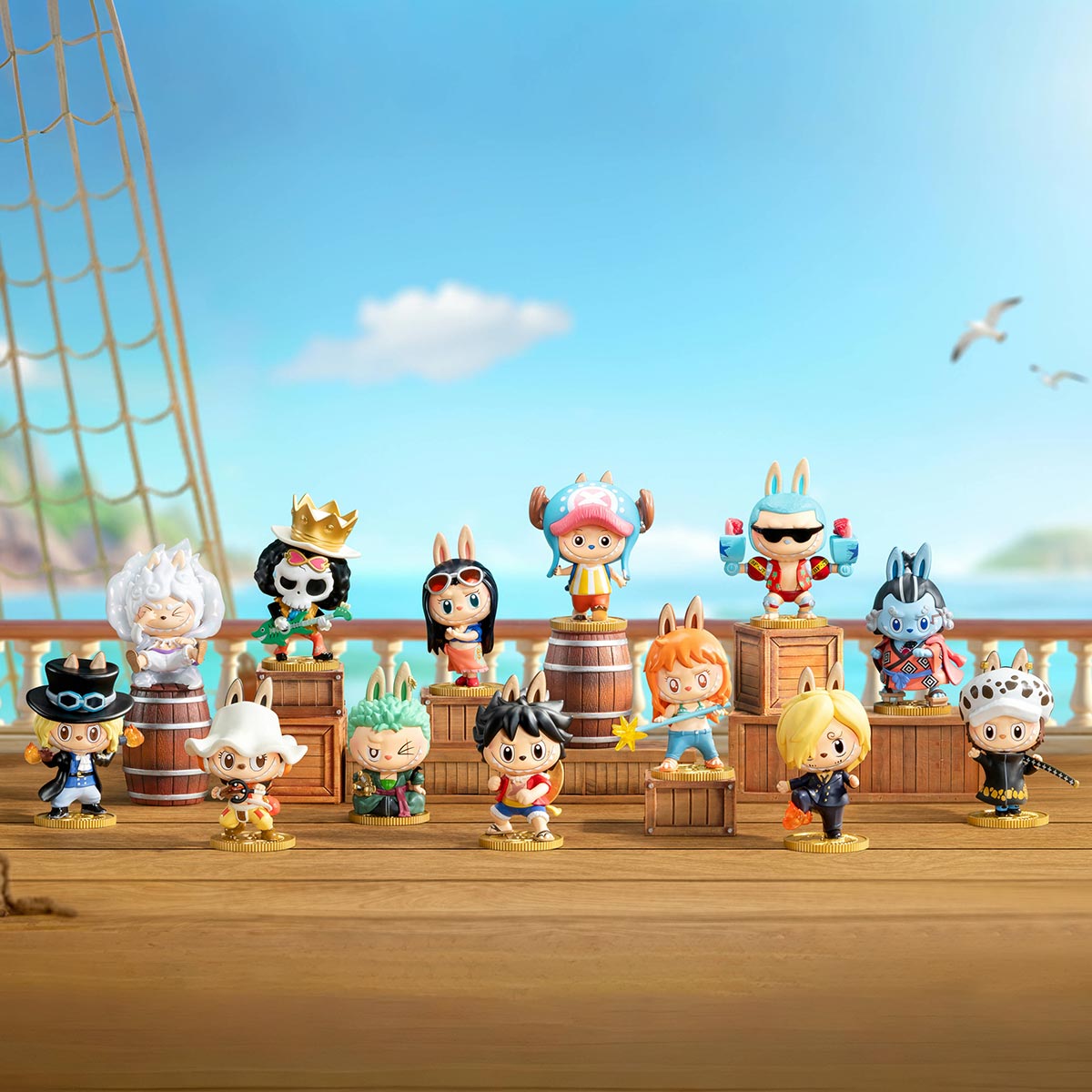 POP MART THE MONSTERS × One Piece Series Figures Blind Box